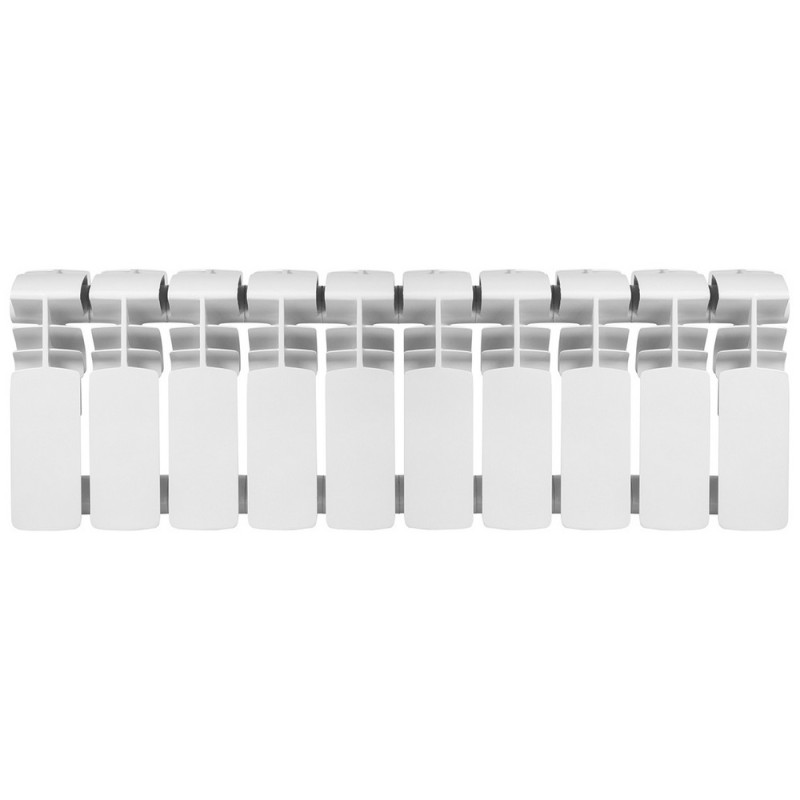 Радіатор опалення Kroner Alma 200М 200х80х96 мм 10 секцій біметал білий CV034116