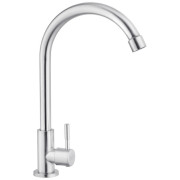 Кран для кухні на воду Kroner KRP Edelstahl Klassisch-ESG098 одноважільний нікель CV022970
