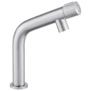 Кран для кухни на одну воду Kroner KRP Edelstahl Klassisch-ESG097 одновентильный никель CV022971