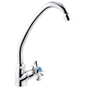 Кран для кухні на одну воду Kroner KRM Rhein-C091 одновентильний хром CV014917