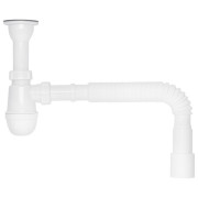 Сифон для раковины Kroner KRP TB06 1¼х32х50 пластик/нержавеющая сталь CV032108