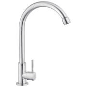 Кран для кухні на воду Kroner KRP Edelstahl Klassisch-ESG098 одноважільний нікель CV022970