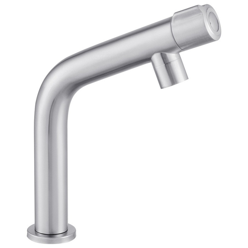 Кран для кухні на воду Kroner KRP Edelstahl Klassisch-ESG097 одновентильний нікель CV022971