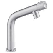 Кран для кухни на одну воду Kroner KRP Edelstahl Klassisch-ESG097 одновентильный никель CV022971