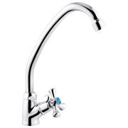 Кран для кухні на одну воду Kroner KRM Rhein-C091 одновентильний хром CV014917