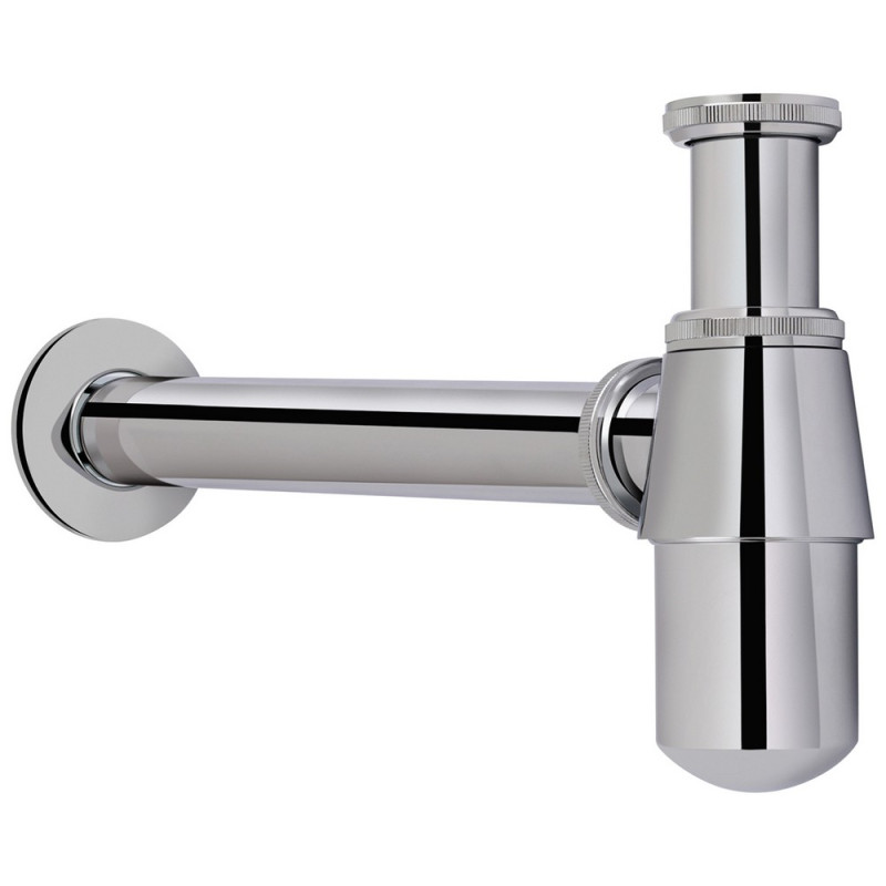 Сифон для раковини Kroner KRM C965 1¼ без випуску латунь хром CV022947