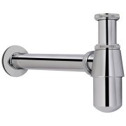 Сифон для раковины Kroner KRM C965 1¼ без выпуска латунь хром CV022947