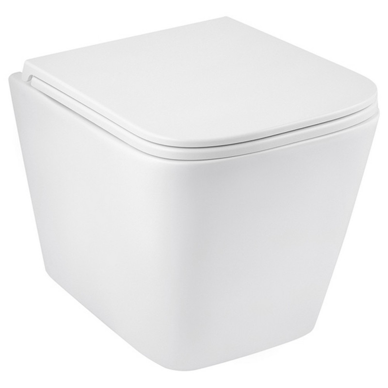 Унитаз подвесной Kroner Eifel KE493436WHIR 34х48,5 см с крышкой Soft-Close фаянс белый CV029610