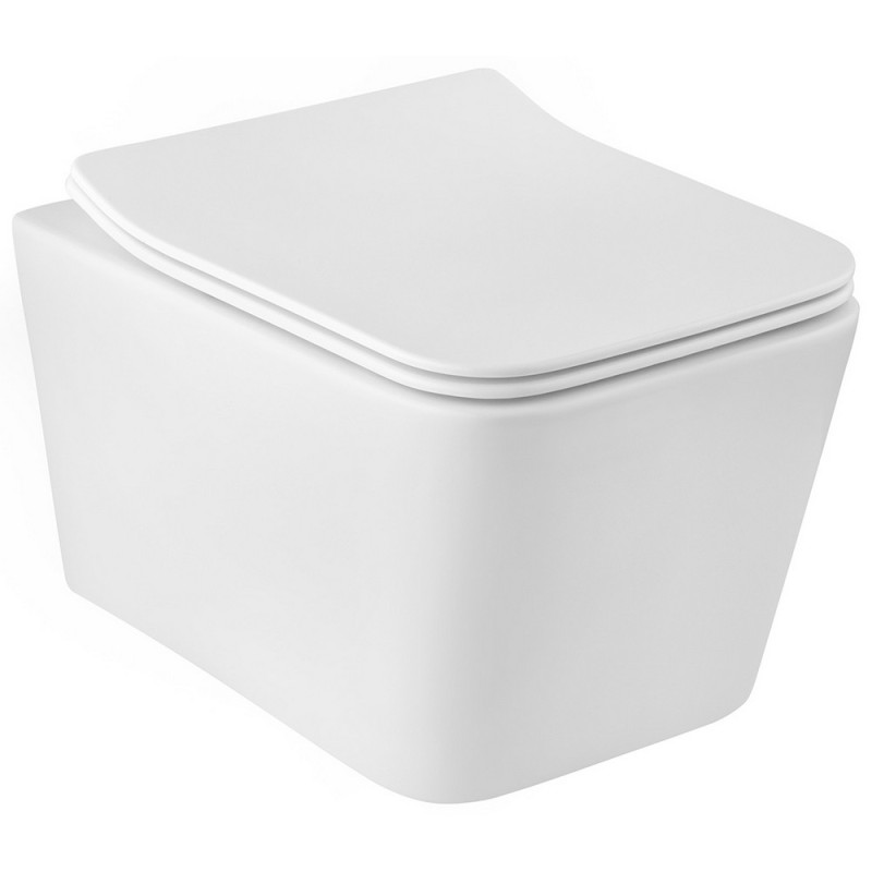 Унітаз підвісний Kroner Eifel KE523629WHIR 36х52 см з кришкою Soft-Close фаянс білий CV032968