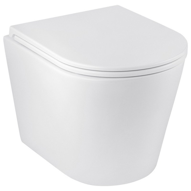 Унітаз підвісний Kroner Armada KA513636WHIR 36х51 см із кришкою Soft-Close фаянс білий CV029610