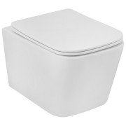 Унитаз подвесной Kroner Eifel KE483429WHIT Tornado 34,5х48,5 см с крышкой Soft-Close фаянс белый CV032966