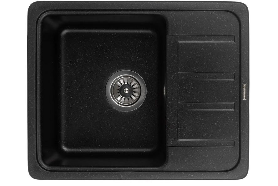 Мойка для кухни Granado Alanis 57,4х46 см наногранит black shine 2701