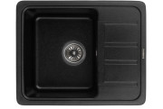 Мийка для кухні Granado Alanis 57,4х46 см нанограніт black shine 2701