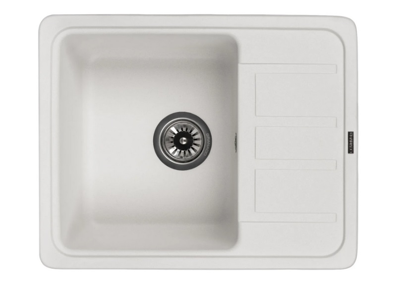 Мийка для кухні Granado Alanis 57,4 х46 см нанограніт white 2705