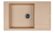 Мойка для кухни Granado Almeria 77,5х49 см наногранит avena 3102