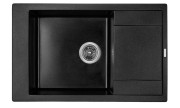Мойка для кухни Granado Almeria 77,5х49 см наногранит black shine 3101