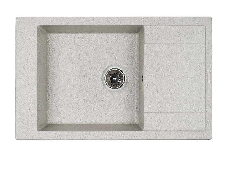 Мойка для кухни Granado Almeria 77,5х49 см наногранит gris 3108
