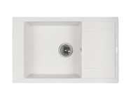 Мойка для кухни Granado Almeria 77,5х49 см наногранит white 3105
