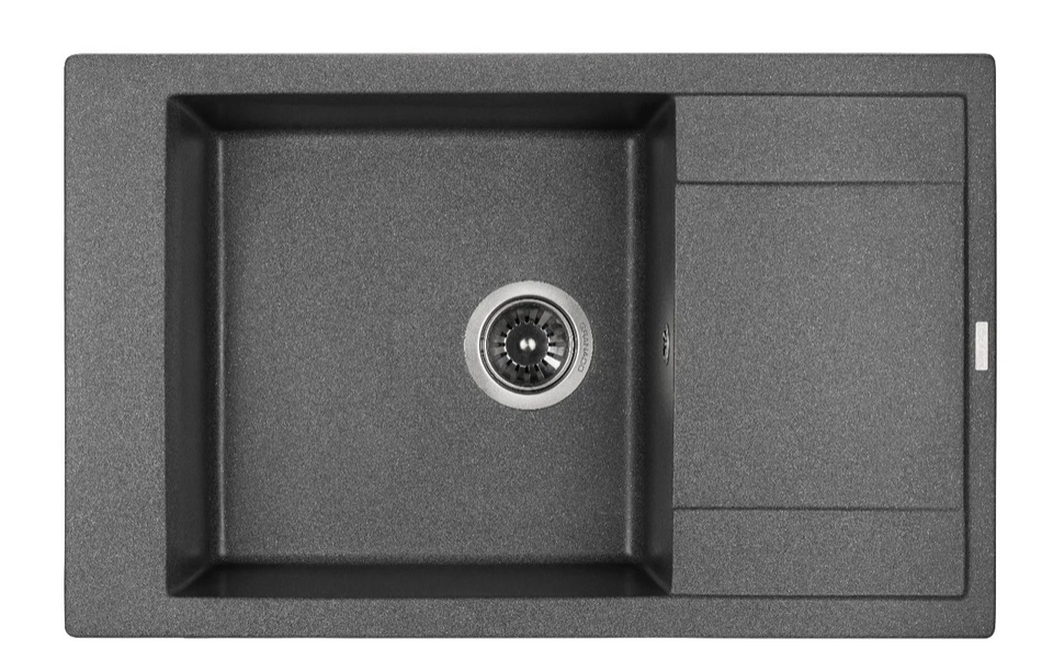 Мийка для кухні Granado Almeria 77,5х49 см нанограніт графіт 3109
