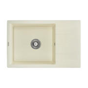 Мийка для кухні Granado Navia 77,5х49,5 см нанограніт ivory gr3804