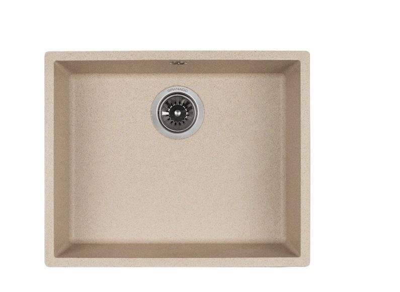 Мийка для кухні Granado Under top Max під стільницю 53,6х43,5 см нанограніт terra 3003