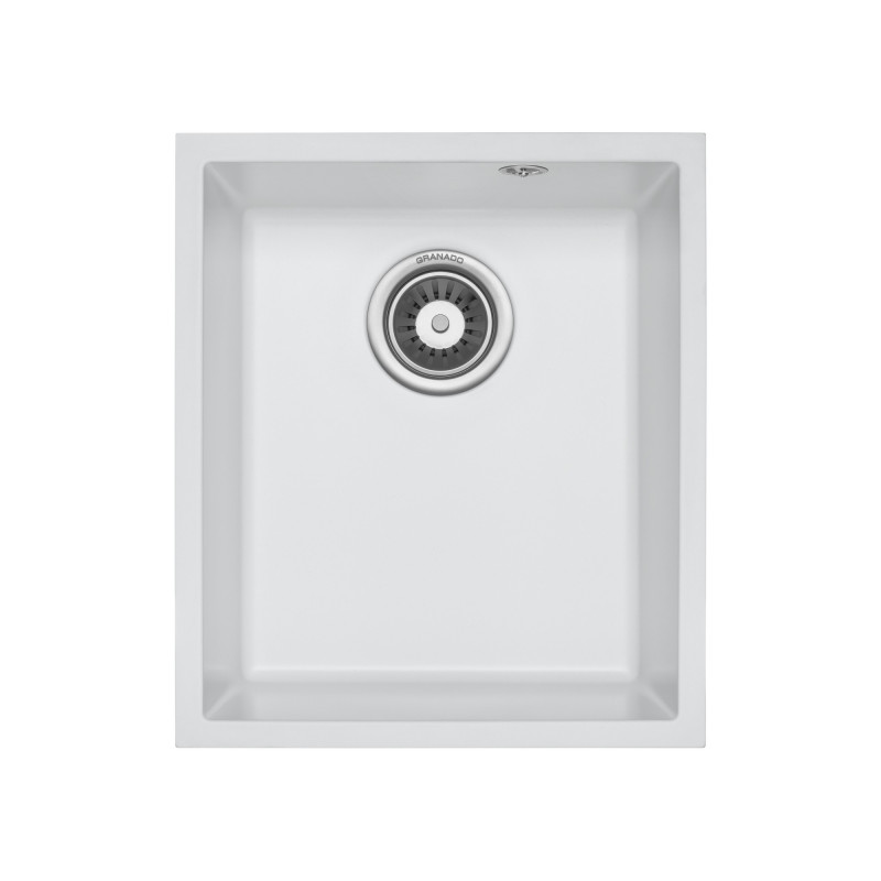 Мойка для кухни Granado Under top Mini под столешницу 38х44 см наногранит white gr3905
