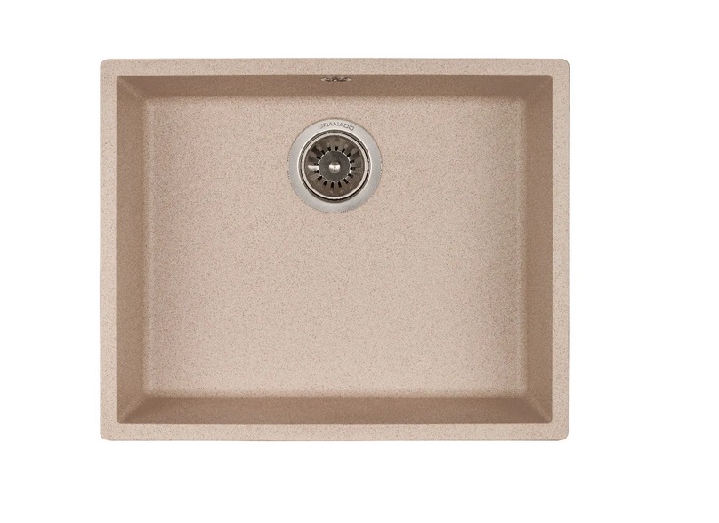 Мийка для кухні Granado Under top Max під стільницю 53,6 х43, 5 см нанограніт avena  3002