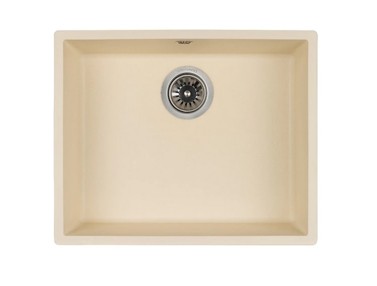 Мойка для кухни Granado Under top Max под столешницу 53,6х43,5 см наногранит ivory 3004
