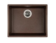 Мойка для кухни Granado Under top Max под столешницу 53,6х43,5 см наногранит marron 3006