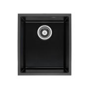 Мийка для кухні Granado Under top Mini під стільницю 38х44 см нанограніт black shine gr3901