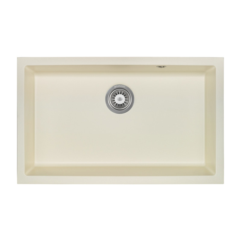 Мийка для кухні Granado Under top XL під стільницю 75,2х46 см нанограніт ivory gr3704