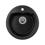 Мийка для кухні Granado Ronda 47х49 см нанограніт black shine  2201
