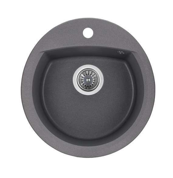 Мийка для кухні Granado Ronda 47х49 см нанограніт графіт 2209