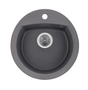 Мойка для кухни Granado Ronda 47х49 см наногранит графит 2209
