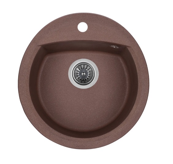 Мийка для кухні Granado Ronda 47х49 см нанограніт marron 2206