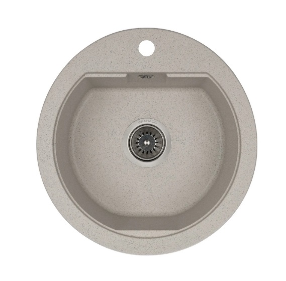 Мойка для кухни Granado Lugo 48х49,5 см наногранит gris 2808