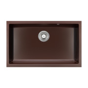 Мийка для кухні Granado Under top XL під стільницю 75,2х46 см нанограніт marron gr3706