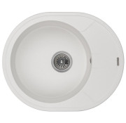 Мийка для кухні Granado Marbella 60,6х49,5 см нанограніт white  2905