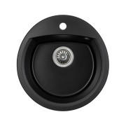 Мойка для кухни Granado Ronda 47х49 см наногранит black shine 2201