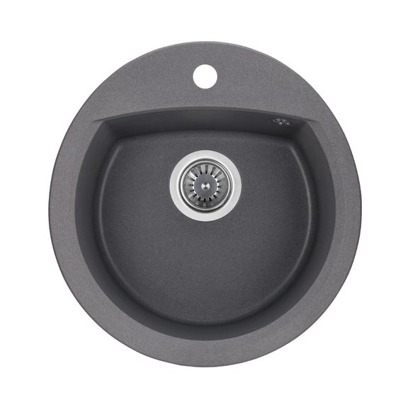 Мойка для кухни Granado Ronda 47х49 см наногранит графит 2209