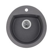 Мойка для кухни Granado Ronda 47х49 см наногранит графит 2209