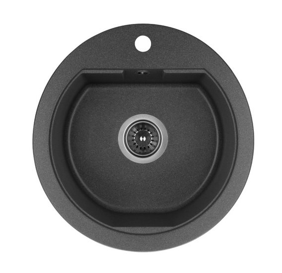 Мойка для кухни Granado Lugo 48х49,5 см наногранит графит 2809