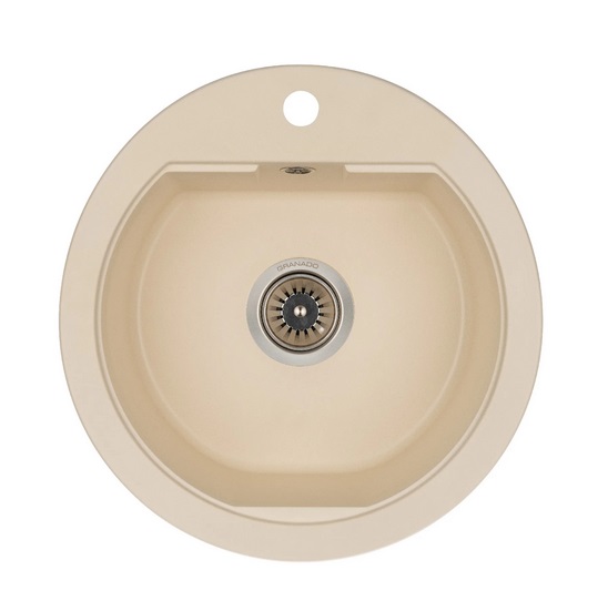 Мойка для кухни Granado Lugo 48х49,5 см наногранит ivory 2804