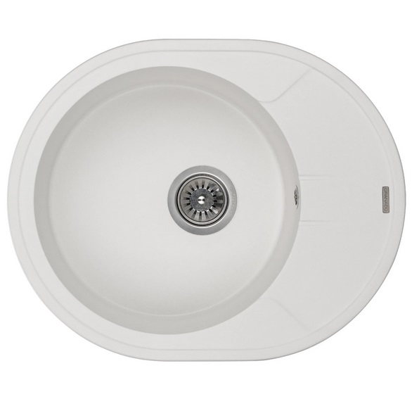 Мойка для кухни Granado Marbella 60,6х49,5 см наногранит white 2905