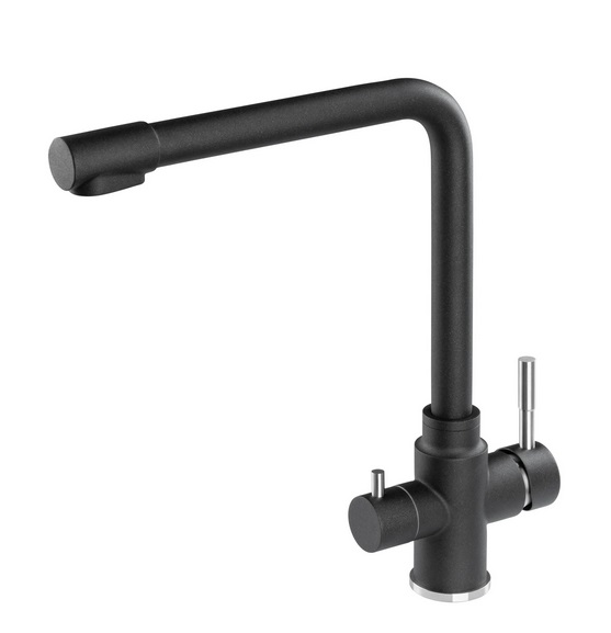 Змішувач для кухні Granado Badalona Lux під фільтр black shine gz0401L