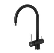 Смеситель для кухни Granado Caspe под фильтр однорычажный black shine gz0801