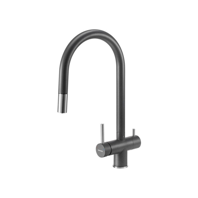 Смеситель для кухни Granado Ferrol под фильтр с выдвижным изливом grafito gz0709