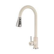 Змішувач для кухні Granado Campo Lux з висувним зливом ivory gz0504L