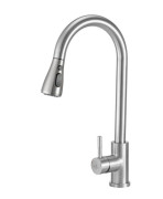 Змішувач для кухні Granado Campo Lux з висувним зливом inox gz0507L