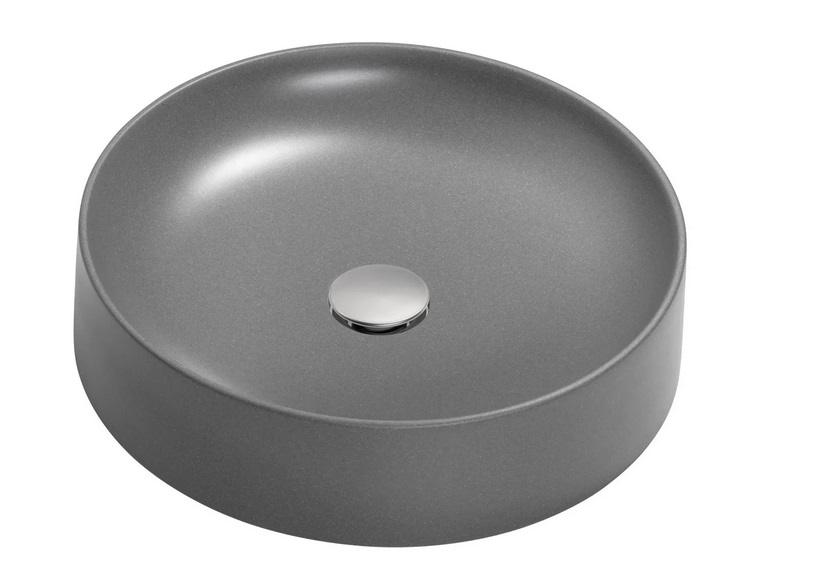 Раковина для ванной Granado Cati ⌀43,6 см кварцит grafito gbs0107